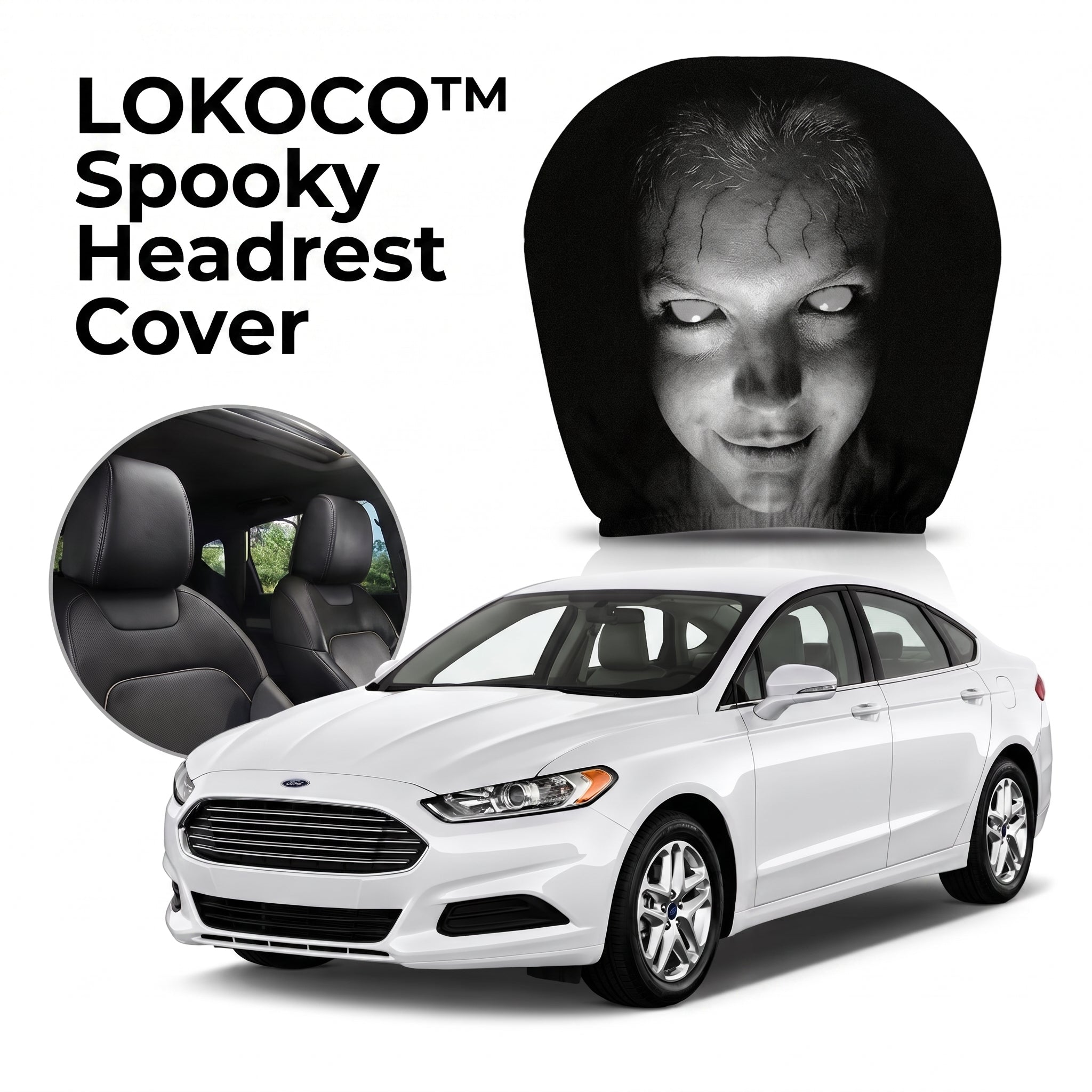 Lokoco™ Spooky Headrest Cover
