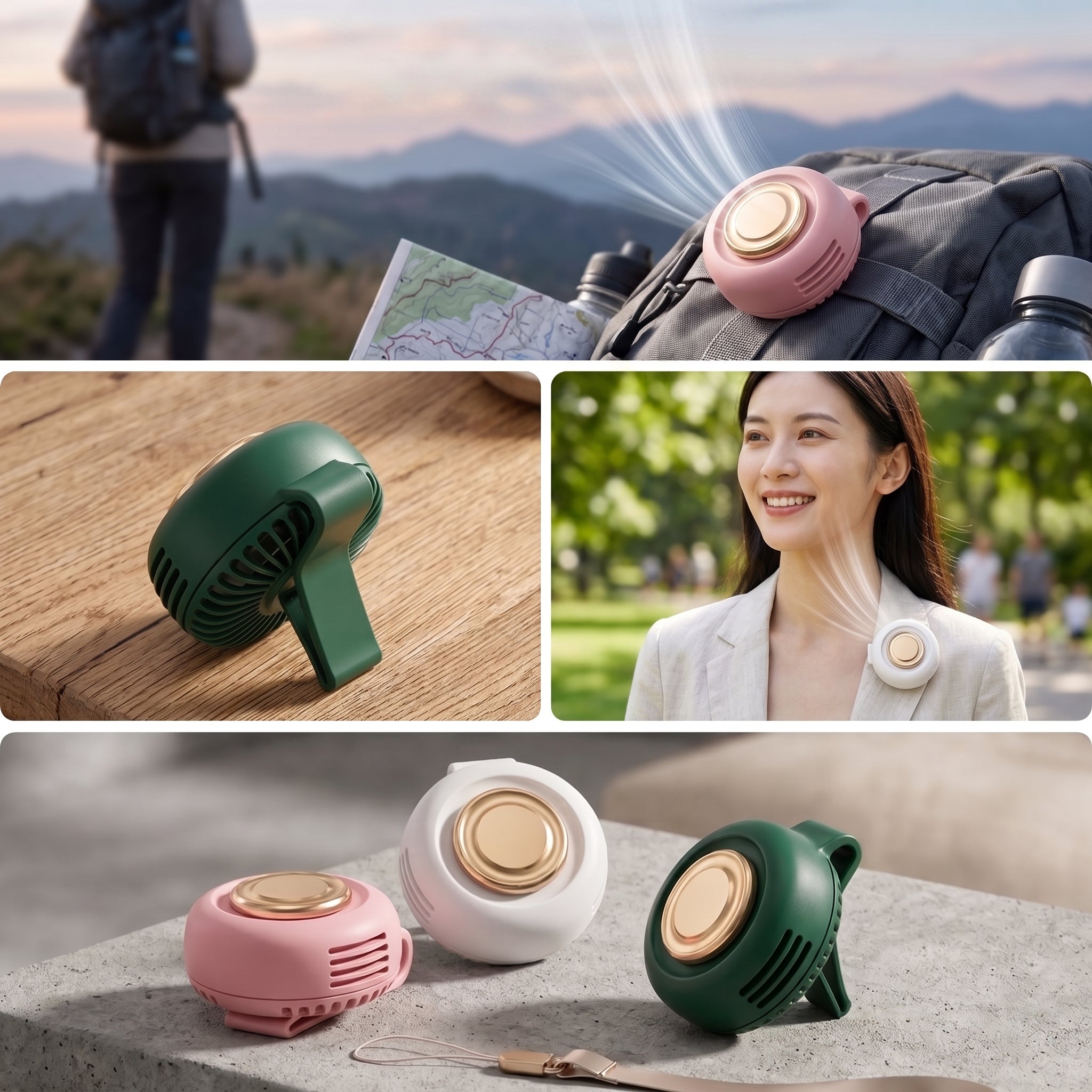 Lightweight Clip-on Fan