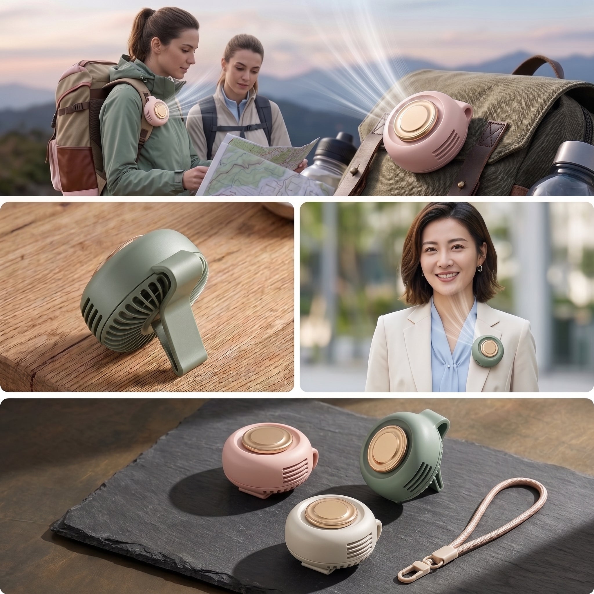 Lightweight Clip-on Fan