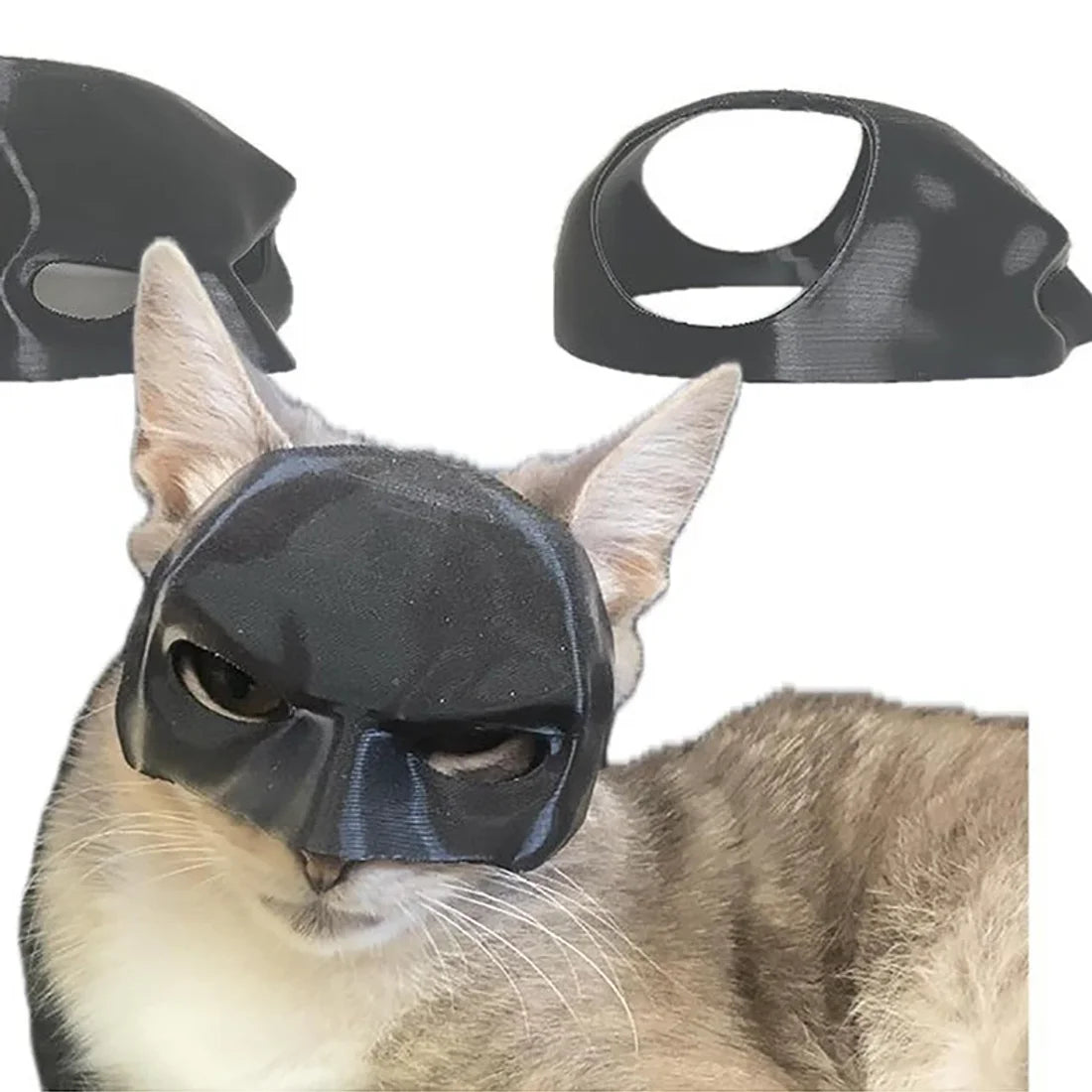 Midnight Bandit Cat Mask